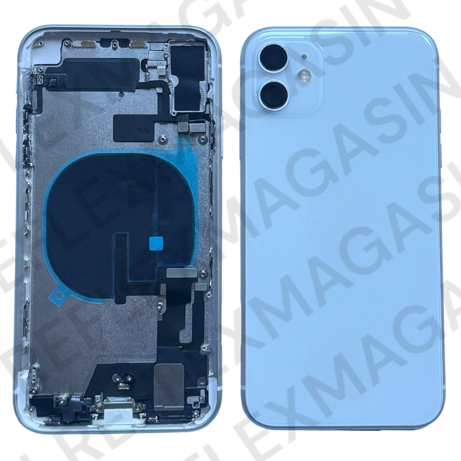 Châssis arrière - iPhone 11 - Pré-monté avec composants