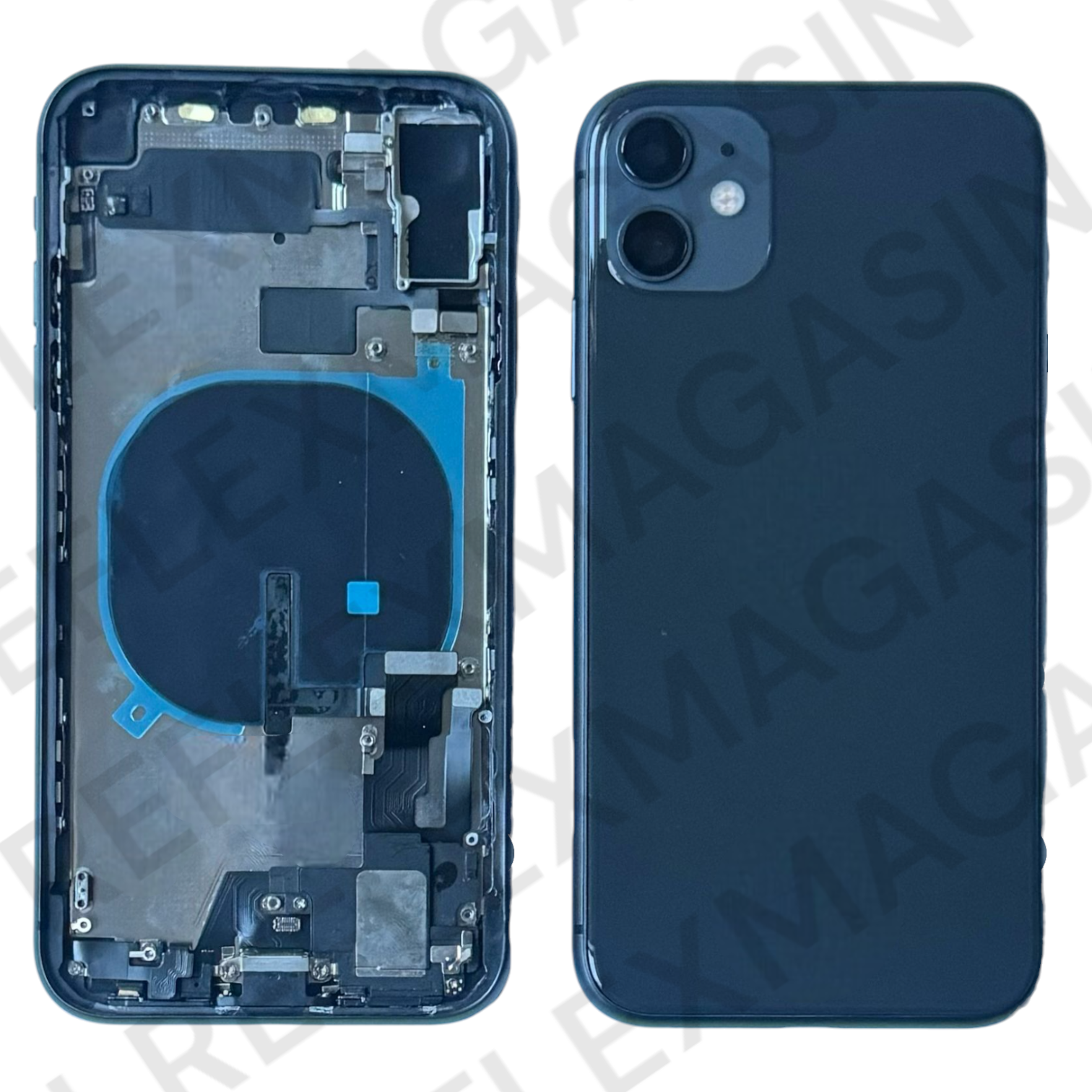 Châssis arrière - iPhone 11 - Pré-monté avec composants