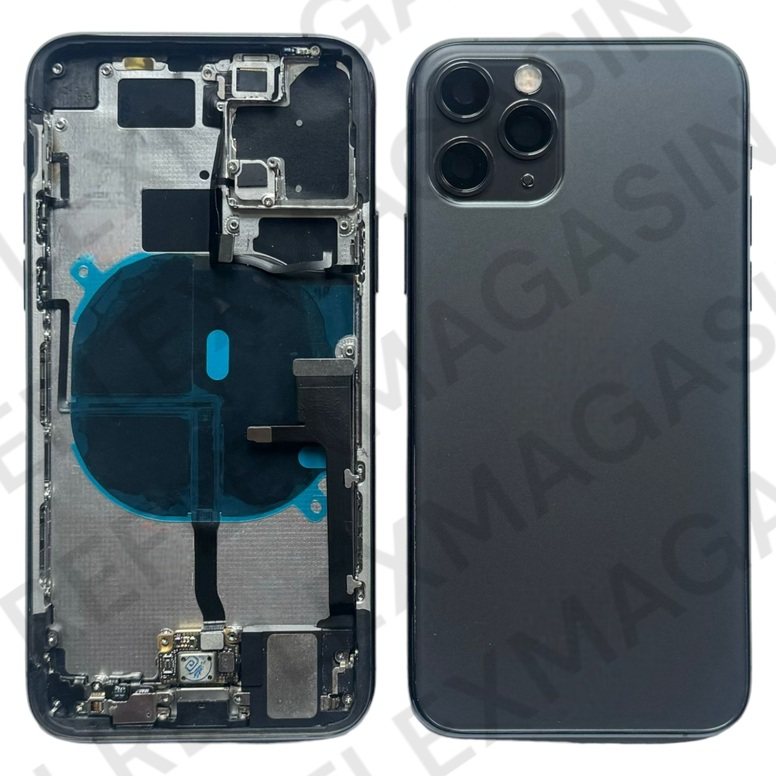 Châssis arrière - iPhone 11 Pro - Pré-monté avec composants