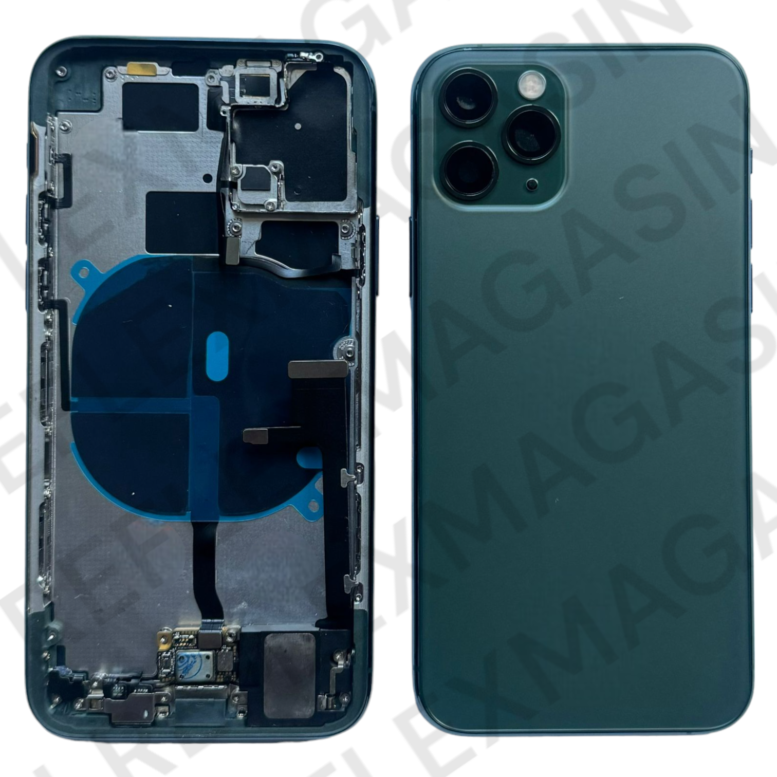 Châssis arrière - iPhone 11 Pro - Pré-monté avec composants