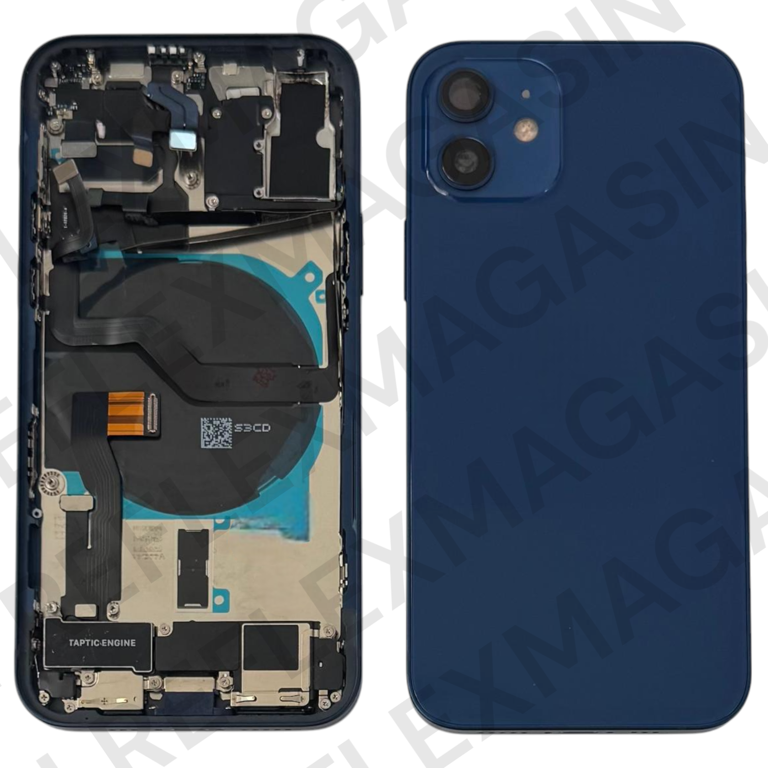 Châssis arrière - iPhone 12 - 100% complet avec composants - US VERSION