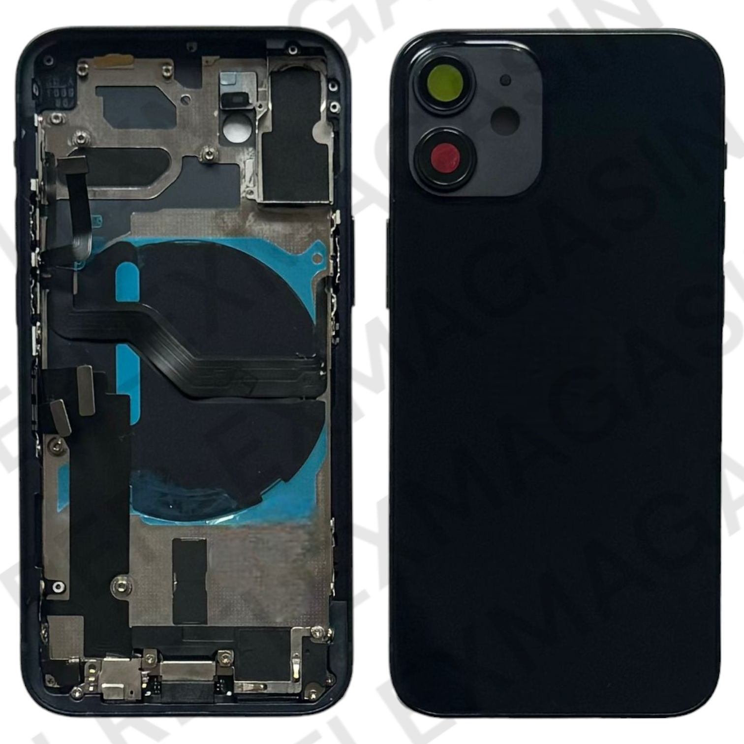 Châssis arrière - iPhone 12 Mini - Pré-monté avec composants