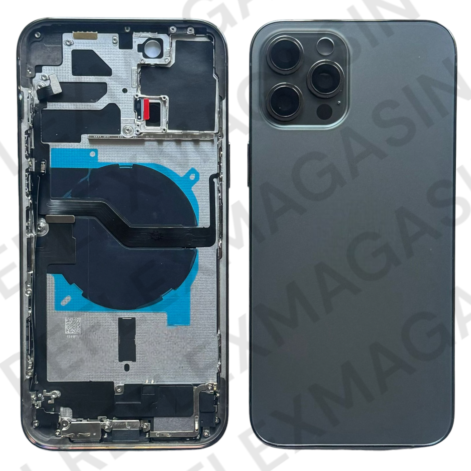 Châssis arrière - iPhone 12 ProMax - Pré-monté avec composants