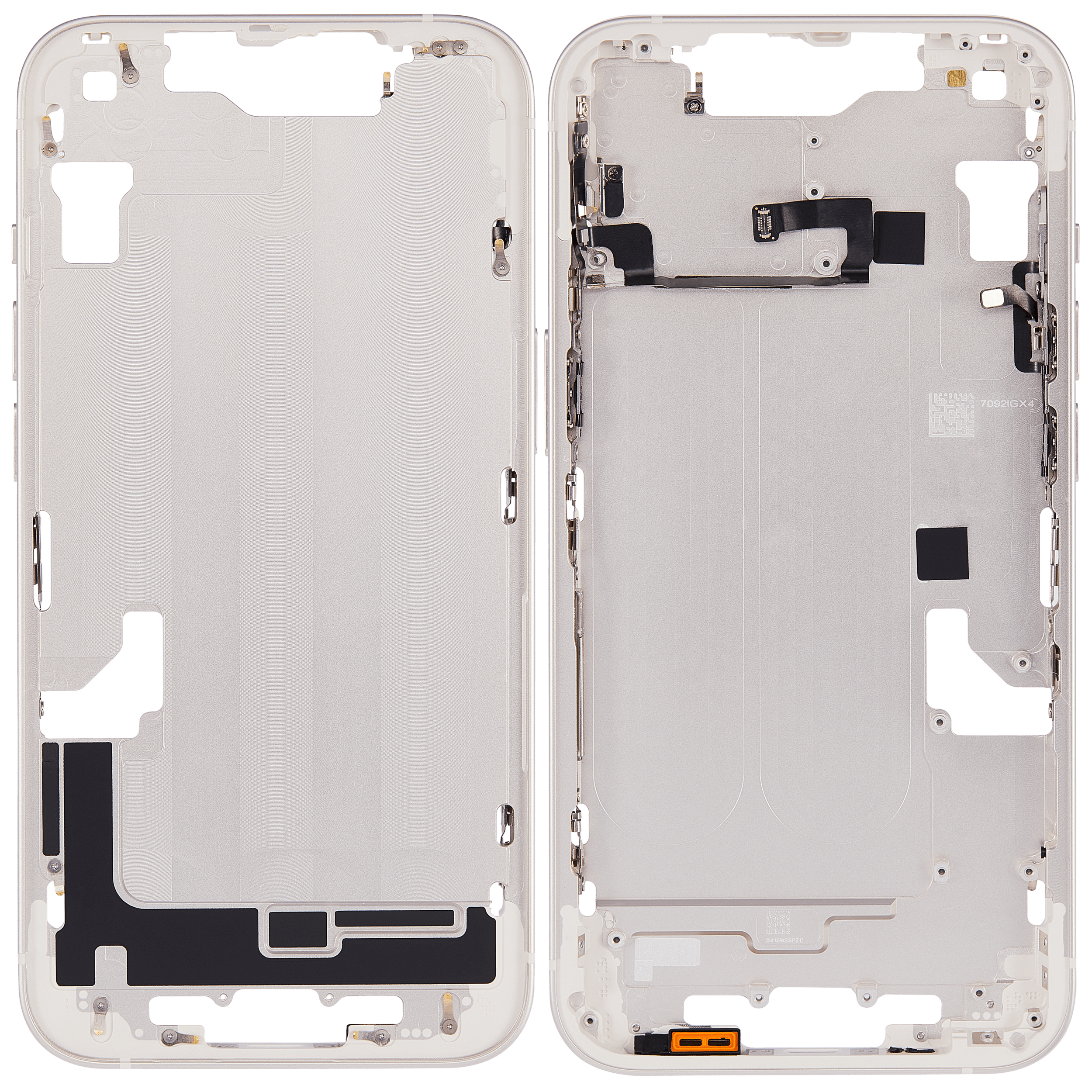 Châssis intermédiaire - iPhone 14 - Blanc - Avec composants