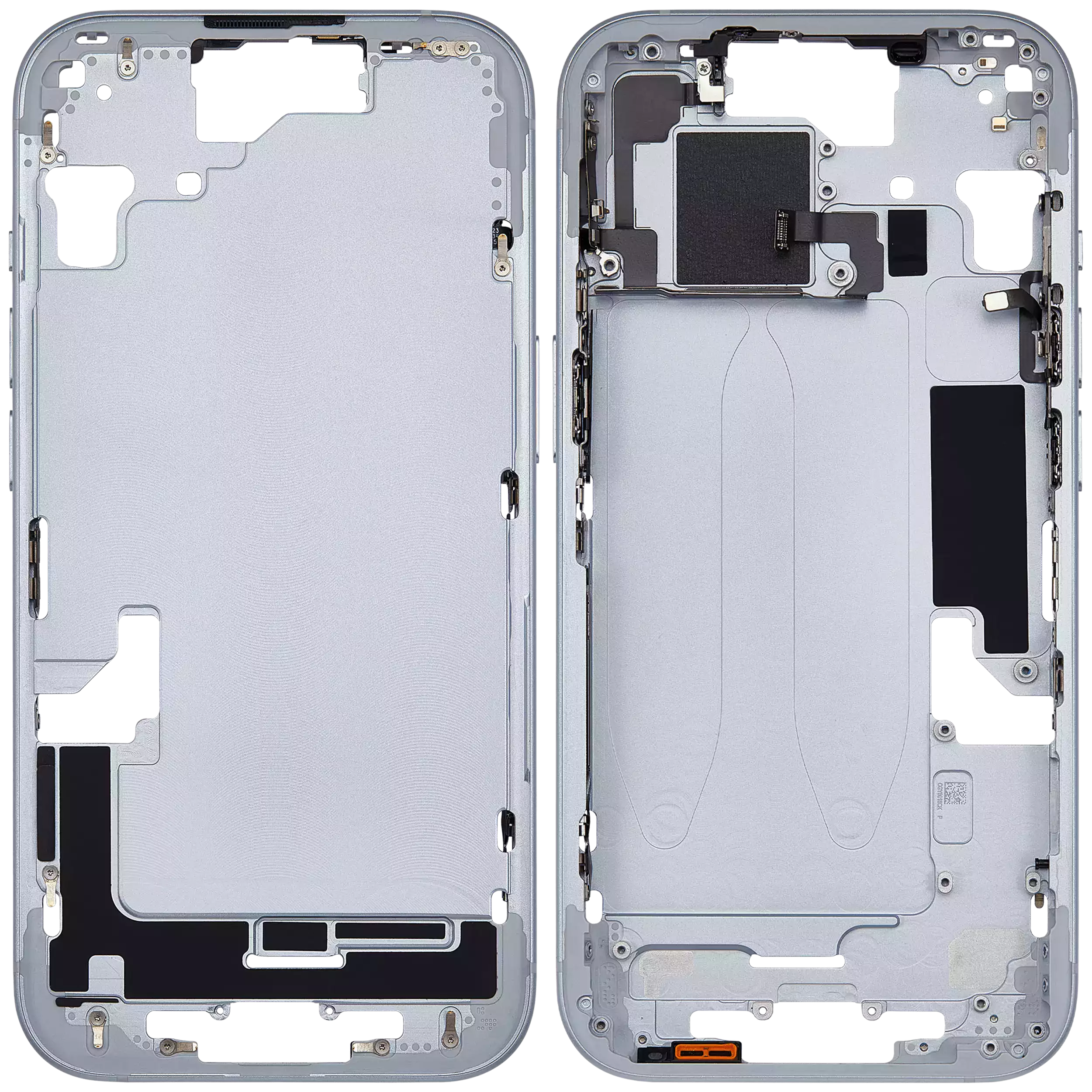 Châssis intermédiaire - iPhone 15 - Bleu - Avec composants