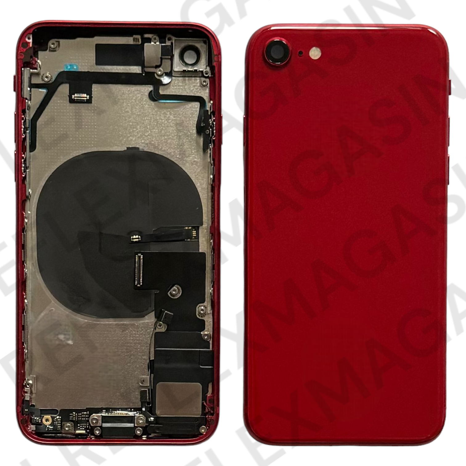Châssis arrière - iPhone 8 - Pré-monté avec composants