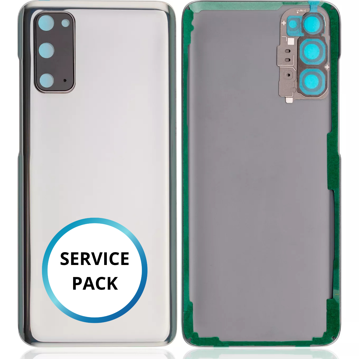 Vitre arrière Samsung Galaxy S20 - 4G/5G - Gris - SERVICE PACK ORIGINAL