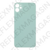 Vitre arrière iPhone 11 – Version Big Hole (grand trou caméra) – Adhésif - Vert