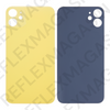 Vitre arrière iPhone 11 – Version Big Hole (grand trou caméra) – Adhésif - Jaune
