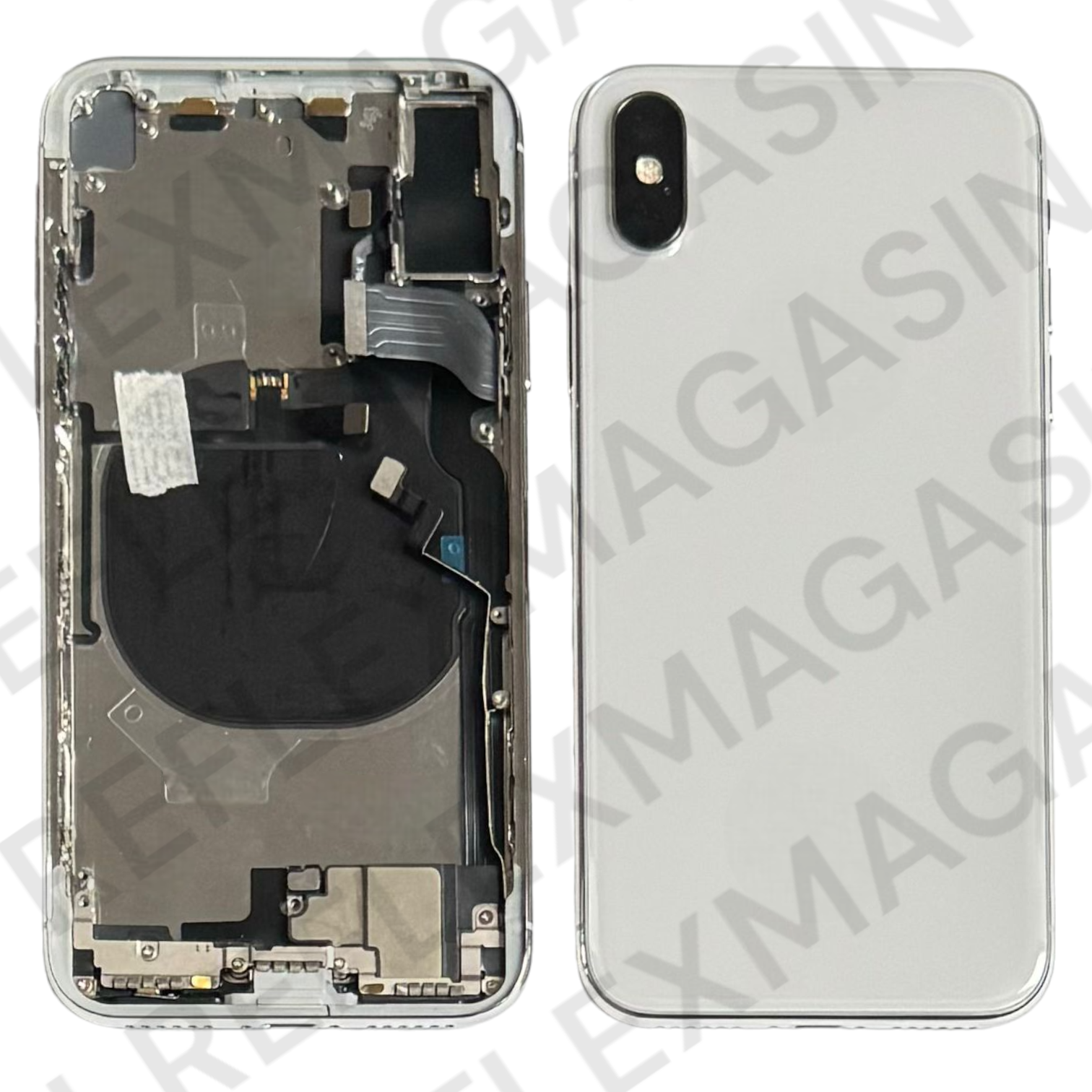 Châssis arrière - iPhone X - Pré-monté avec composants