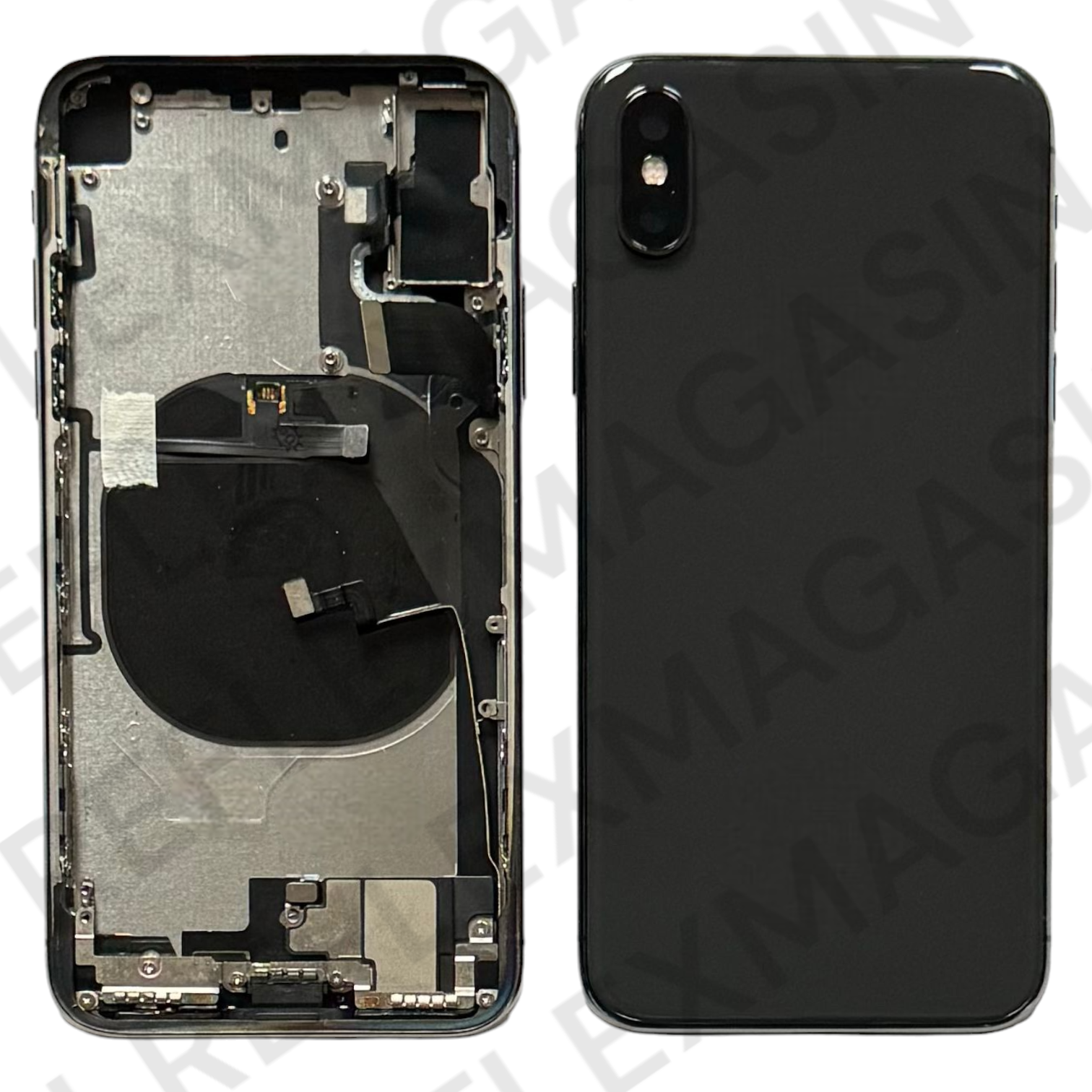 Châssis arrière - iPhone X - Pré-monté avec composants