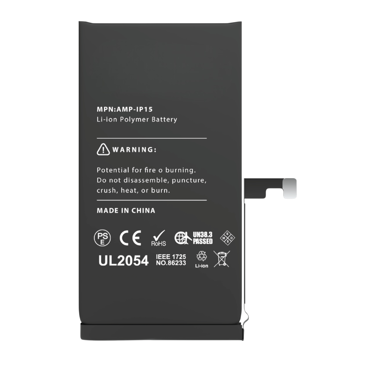 Batterie iPhone 15 - Adhésif