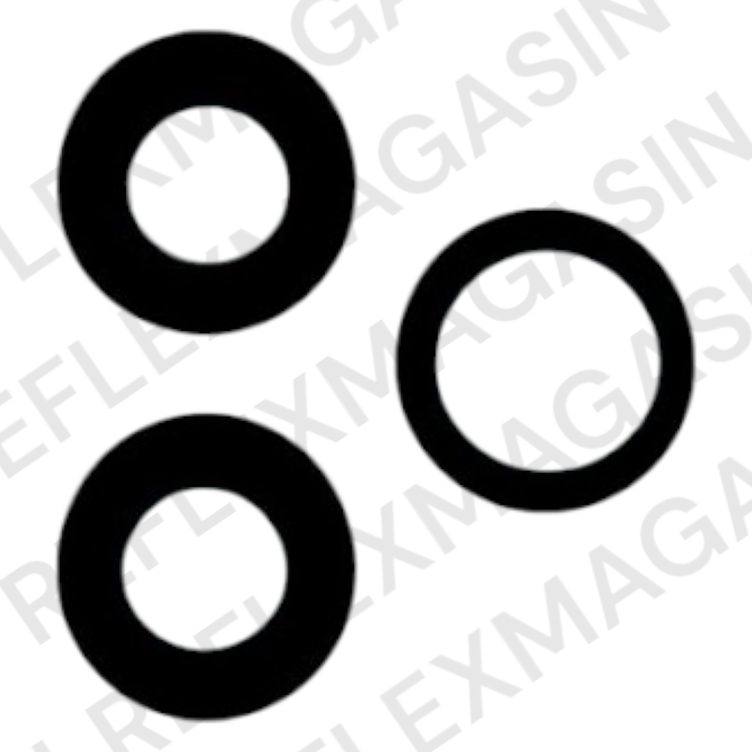 ORIGINAL - Lentille en verre de caméra arrière - iPhone 7 - 15 ProMax + adhésif