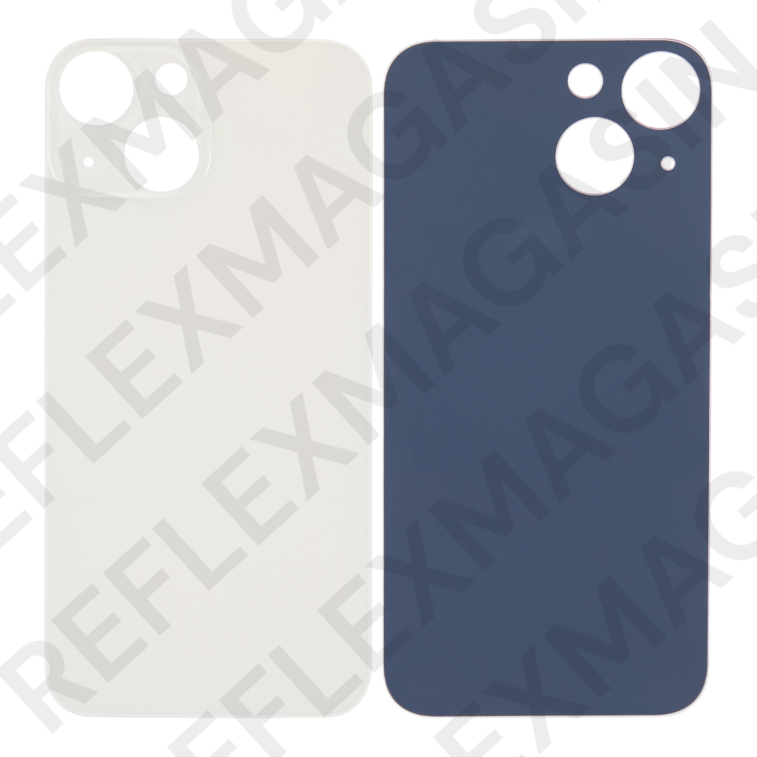 Vitre arrière iPhone 13 – Version Big Hole (grand trou caméra) – Adhésif