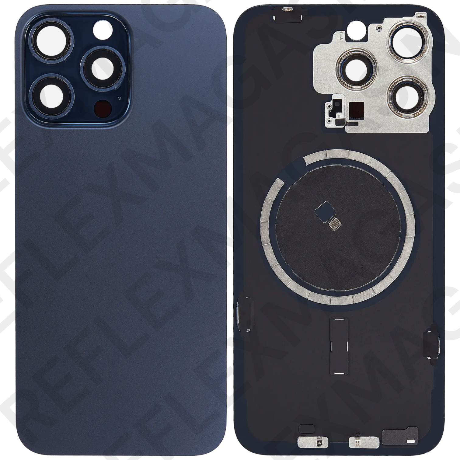 Vitre arrière compatible iPhone 15 Pro Max blanc Vitre arrière compatible iPhone 15 Pro Max blanc
