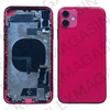 Châssis arrière - iPhone 11 - Pré-monté avec composants - Rouge