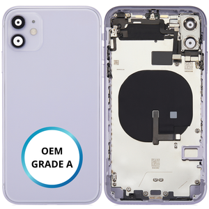 Châssis arrière - iPhone 11 - Violet - Avec composants (ORIGINAL GRADE A)