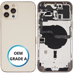 Châssis arrière - iPhone 12 Pro Max - Or Gold | Avec composants (ORIGINAL GRADE A)