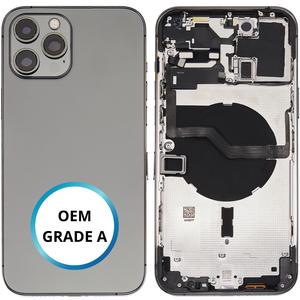 Châssis arrière - iPhone 12 Pro Max - Graphite | Avec composants (ORIGINAL GRADE A)