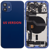 Châssis arrière - iPhone 12 US VERSION | Complet avec composants - Bleu