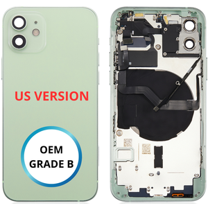 Châssis arrière - iPhone 12 US VERSION - Vert | Avec composants (ORIGINAL GRADE B)