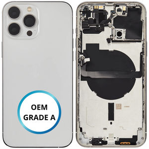 Châssis arrière - iPhone 13 ProMax - Blanc - Avec composants (ORIGINAL GRADE A)