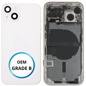 Châssis arrière - iPhone 13 - Blanc | Avec composants (ORIGINAL GRADE B)