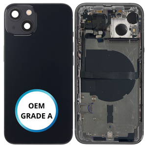 Châssis arrière - iPhone 13 - Noir - Avec composants (ORIGINAL GRADE A)