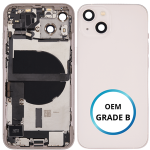 Châssis arrière - iPhone 13 - Rose | Complet avec composants (ORIGINAL GRADE B)