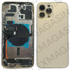 Châssis arrière - iPhone 13 ProMax - Pré-monté avec composants - iPhone 13 Promax Or / Gold