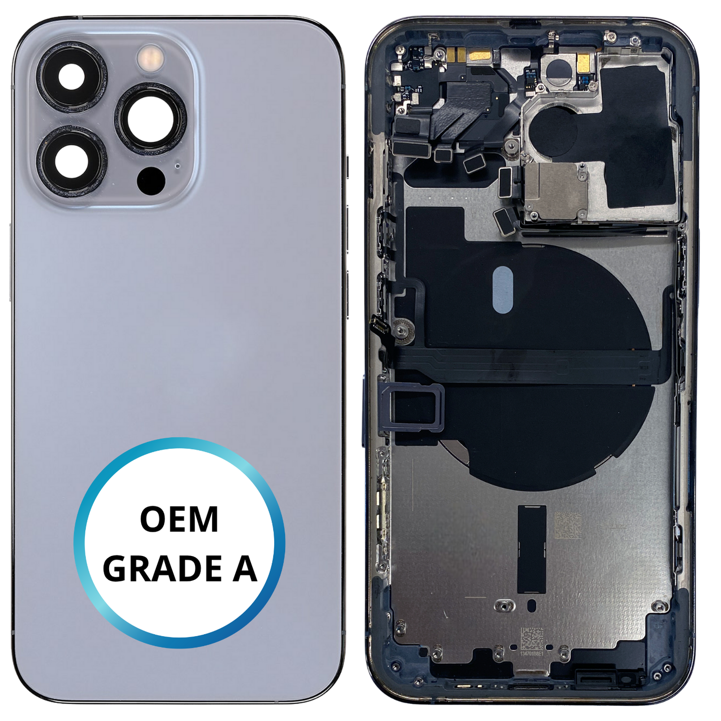 Châssis arrière - iPhone 13 Pro - Bleu Alpin | Avec composants (ORIGINAL GRADE A)