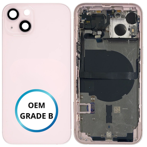 Châssis arrière - iPhone 13 - Rose | Avec composants (ORIGINAL GRADE B)