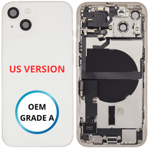 Châssis arrière - iPhone 13 US VERSION - Blanc | Complet avec composants (ORIGINAL GRADE A)