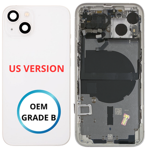 Châssis arrière - iPhone 13 US VERSION - Blanc | Avec composants (ORIGINAL GRADE B)