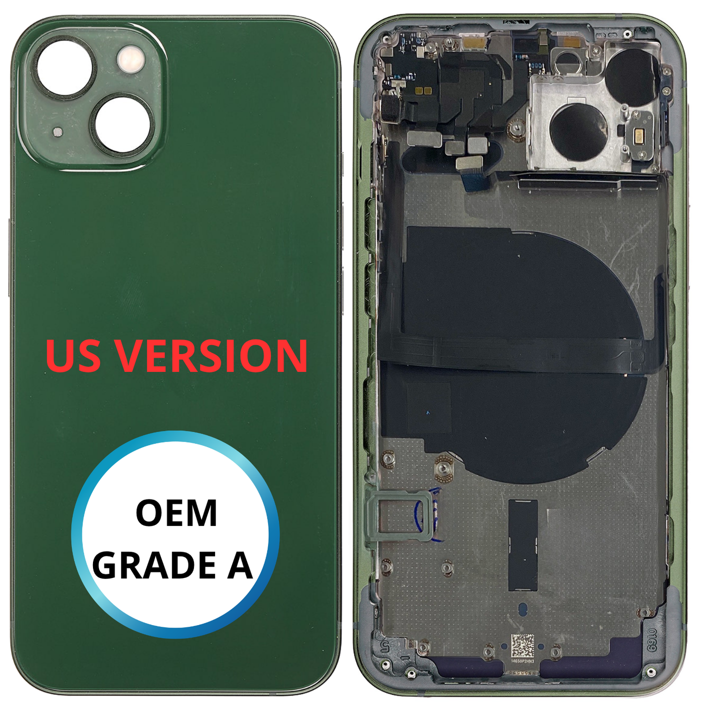 Châssis arrière - iPhone 13 US VERSION - Vert | Avec composants (ORIGINAL GRADE A)