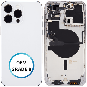 Châssis arrière - iPhone 14 ProMax - Blanc | Avec composants (ORIGINAL GRADE B)