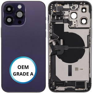 Châssis arrière - iPhone 14 Pro Max - Violet | Complet avec composants (ORIGINAL GRADE A)