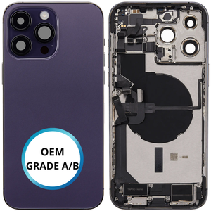 Châssis arrière - iPhone 14 Pro Max - Violet | Complet avec composants (ORIGINAL GRADE A/B)