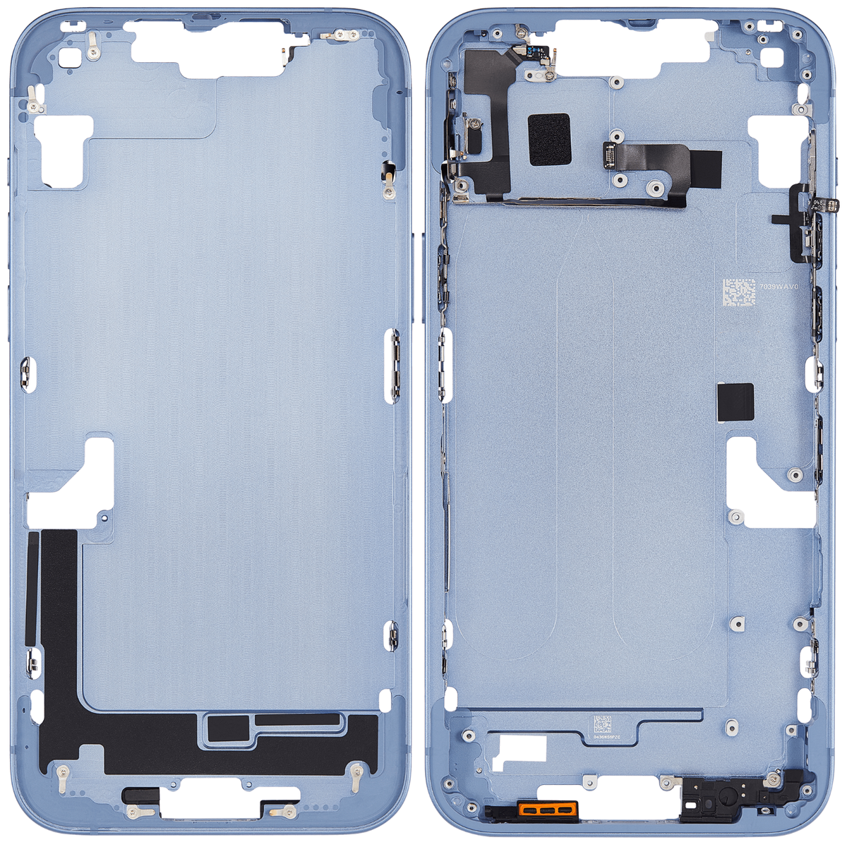 Châssis intermédiaire - iPhone 14 Plus  - Bleu | Avec composants