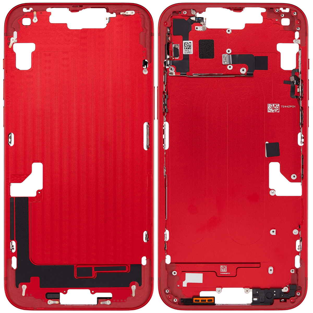 Châssis intermédiaire - iPhone 14 Plus  - Rouge | Avec composants