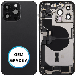 Châssis arrière - iPhone 14 Pro Max - Noir | Complet avec composants (ORIGINAL GRADE A)