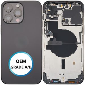 Châssis arrière - iPhone 14 ProMax - Noir | Avec composants (ORIGINAL GRADE A/B)