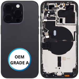 Châssis arrière - iPhone 14 Pro - Noir | Avec composants (ORIGINAL GRADE A)