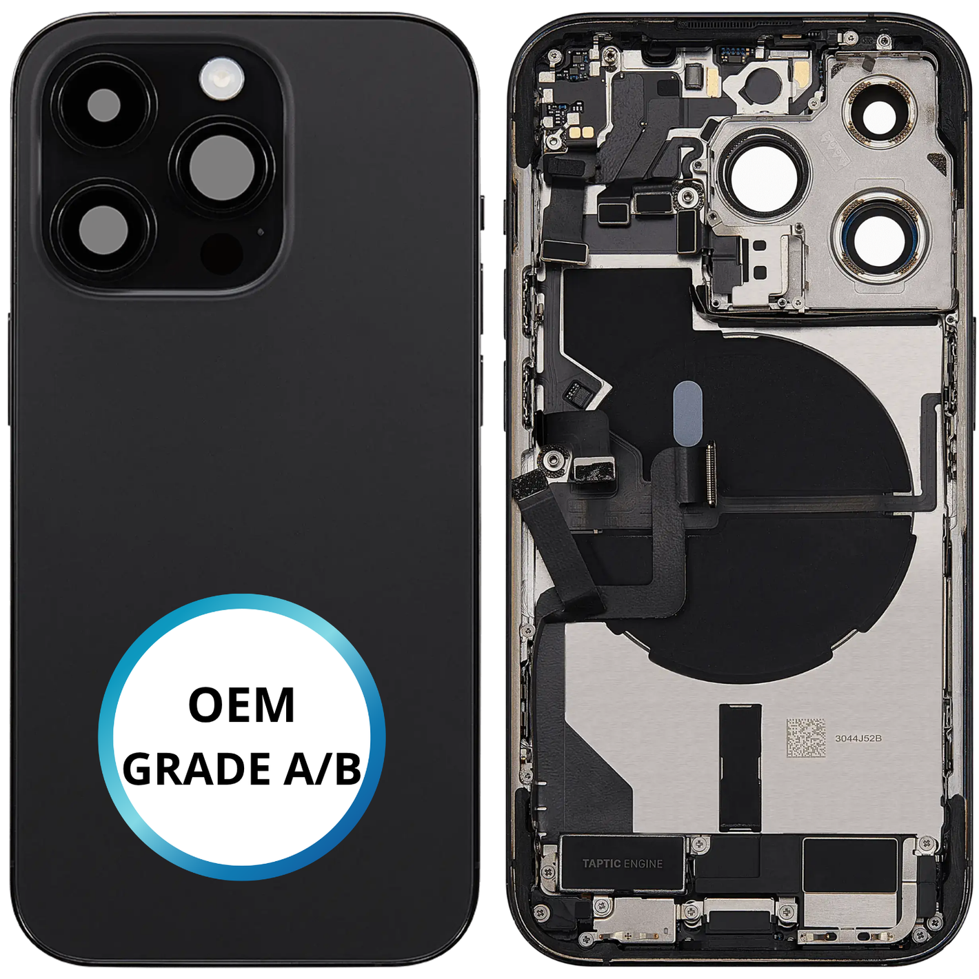 Châssis arrière - iPhone 14 Pro - Noir | Complet avec composants (ORIGINAL GRADE A/B)
