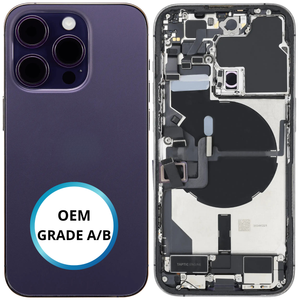 Châssis arrière - iPhone 14 Pro - Violet | Complet avec composants (ORIGINAL GRADE A/B)