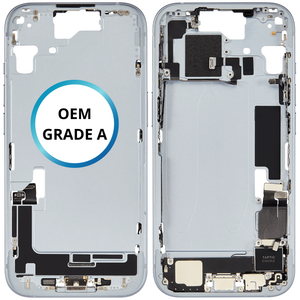 Châssis intermédiaire - iPhone 15 - Bleu - Complet avec composants (ORIGINAL PULLED GRADE A)