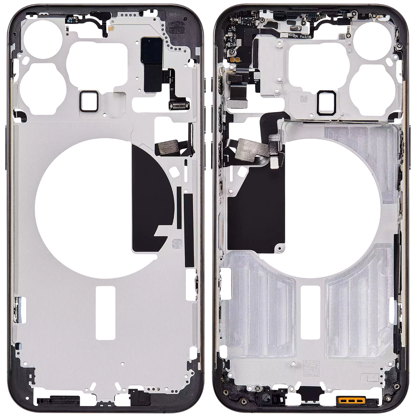 Châssis intermédiaire - iPhone 15 Pro Max - Titane Noir - Avec composants