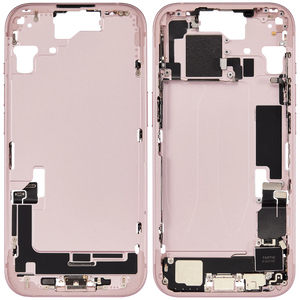 Châssis intermédiaire - iPhone 15 - Rose | Complet avec composants