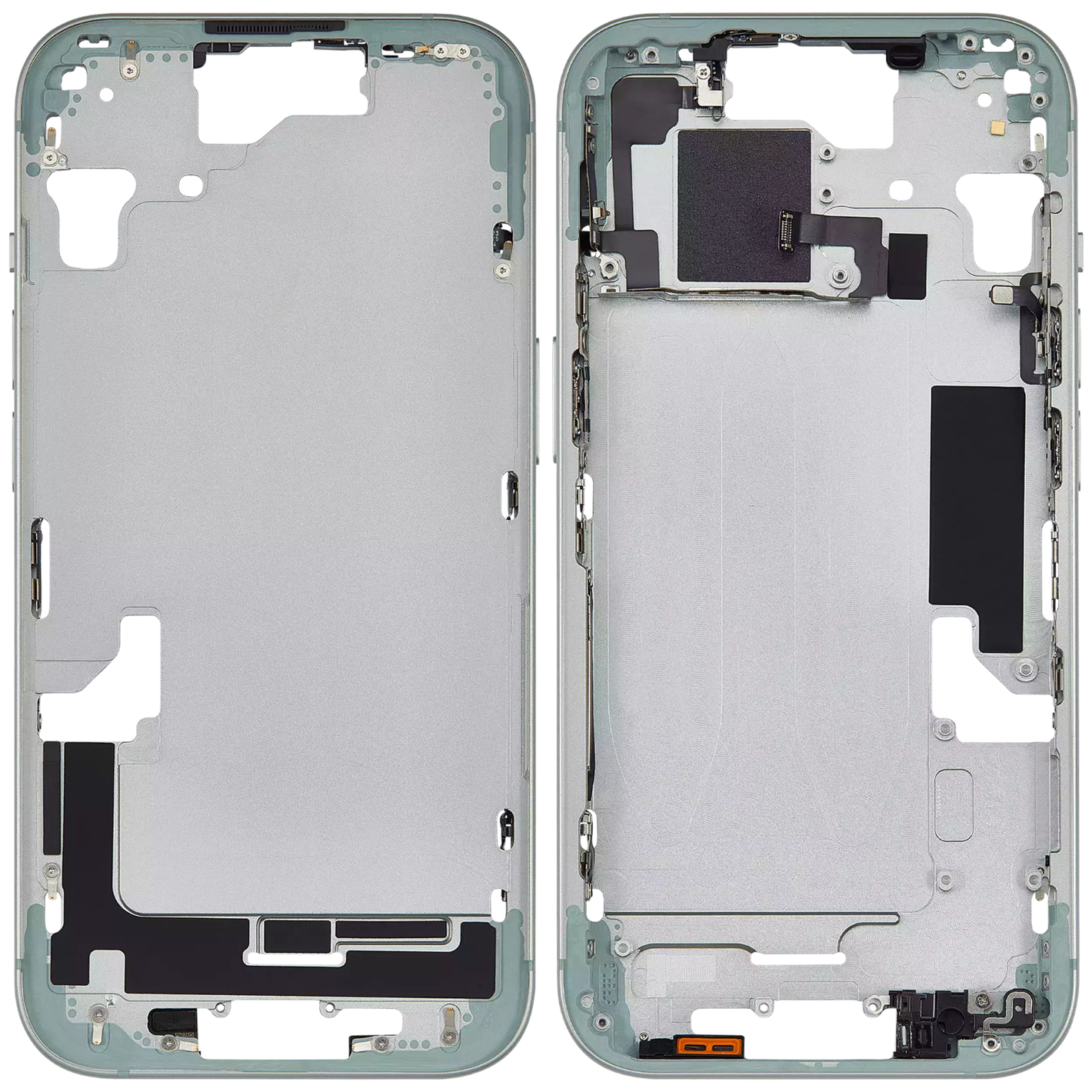 Châssis intermédiaire iPhone 15 Vert | Avec composants