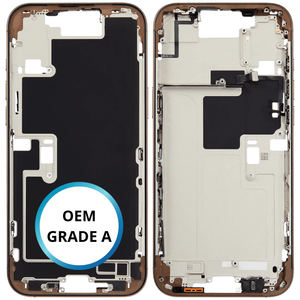Châssis intermédiaire - iPhone 16 ProMax - Titane Sable (Gold) | Avec composants (ORIGINAL GRADE A)